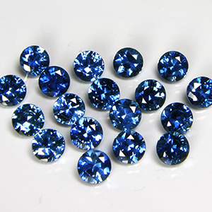 4.5mm Round Dark Blue Montana Sapphire