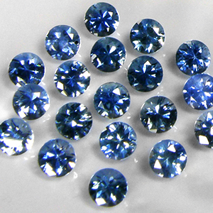 3.5mm Round Medium Blue Montana Sapphire
